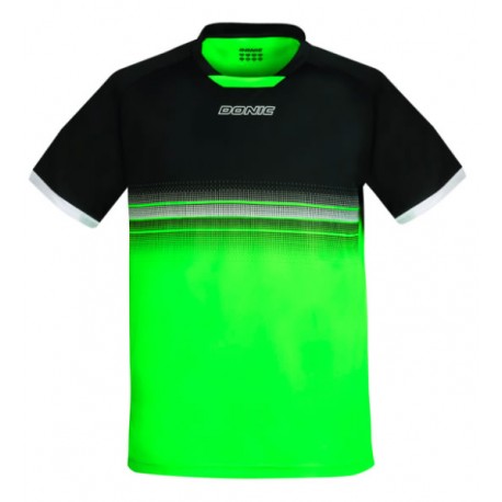 Donic T-shirt Traxion black/limegreen Donic T-shirt Traxion black/limegreen