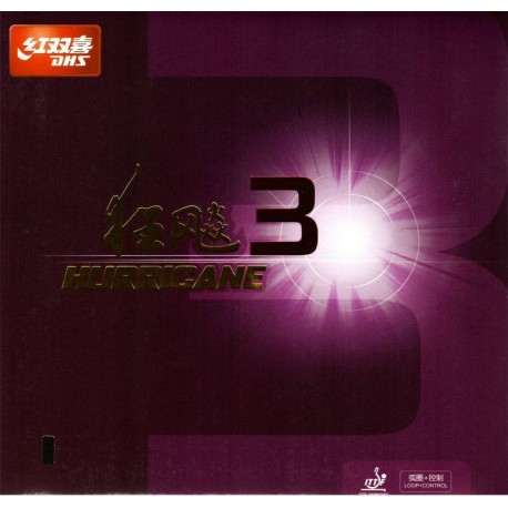 Borracha DHS Hurricane 3 - Top Ténis de Mesa