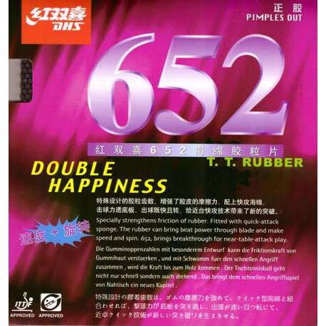 Borracha DHS 652 - Top Ténis de Mesa